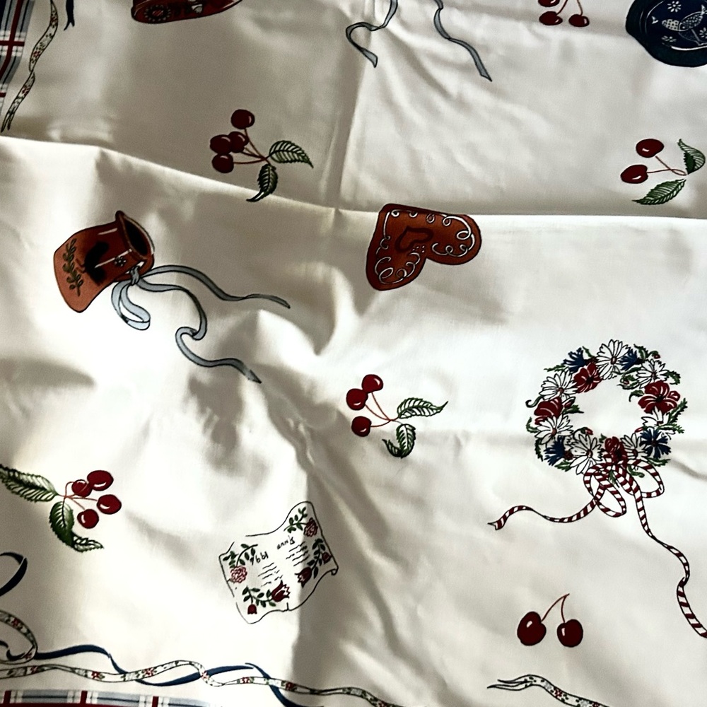 Vintage Beauville’ French Tablecloth Four Seasons QUATRE SAISONS holidays - Picture 5 of 10